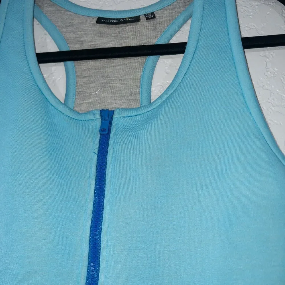 Kate Spade Saturday Blue Zip Scuba Dress Size Medium‎